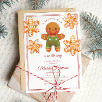 Little Man Gingerbread Man Christmas Baby Shower