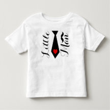 Little Man Tie and Heart Long Sleeve T-shirt