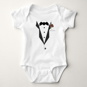 Little Man Tuxedo Baby Bodysuit