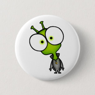 Little Martian 6 Cm Round Badge