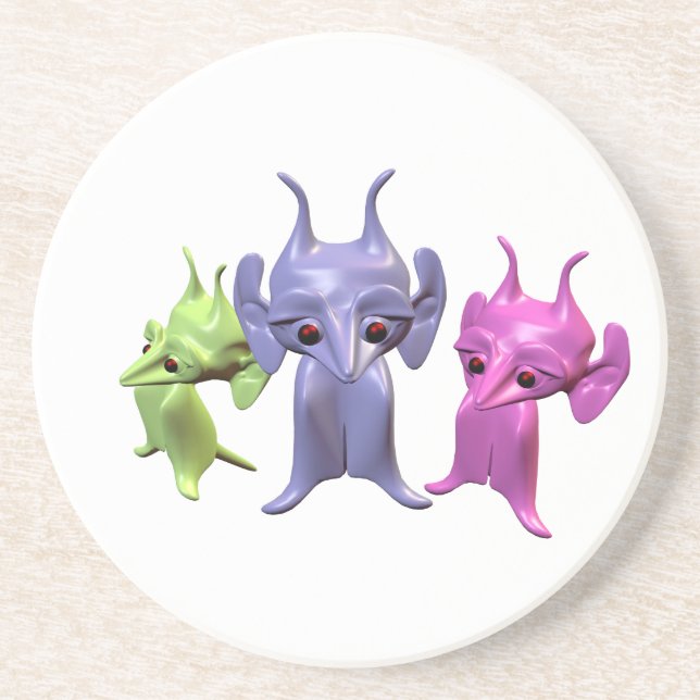 Little Martians Coaster (Front)