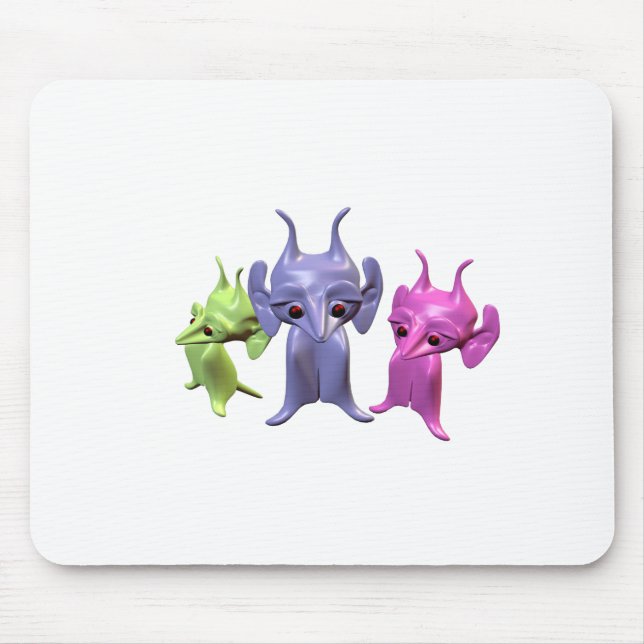 Little Martians Mouse Mat (Front)