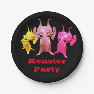 Little Martians, personalised for children. Paper Plate