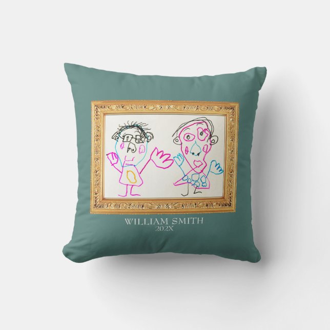 Little Masterpiece Ornament Cushion (Front)