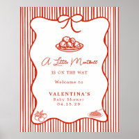 Little Meatball Italian Theme Baby Shower 