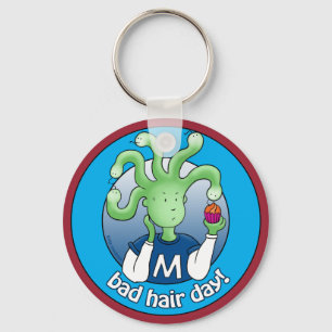 Little Medusa. Bad Hair Day! Key Ring