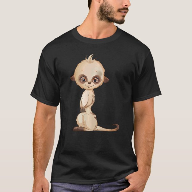Little Meerkat Manguster T-Shirt (Front)