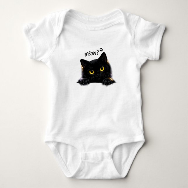 Little Meow Baby Bodysuit (Front)
