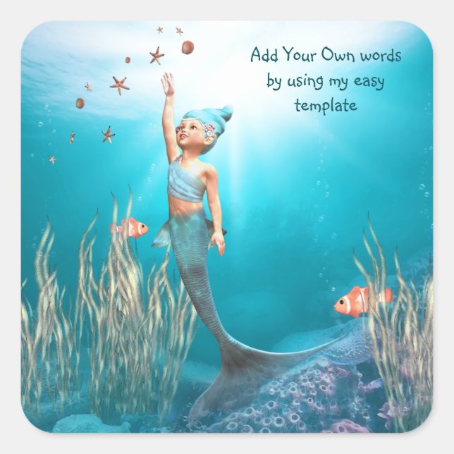 little Mermaid 1 Sticker (Front)