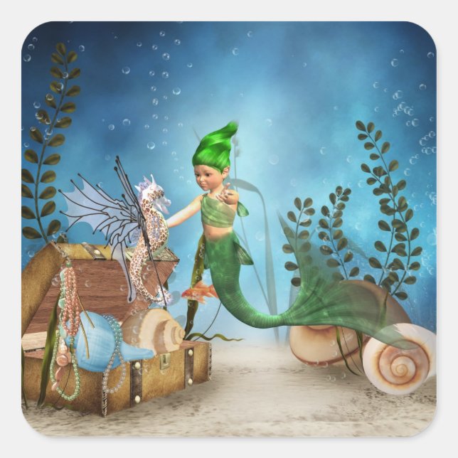 Little Mermaid 4 Sticker (Front)