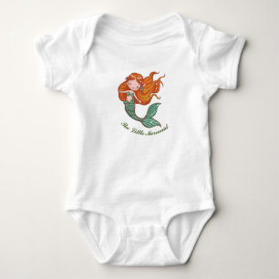  Little Mermaid Baby Bodysuit