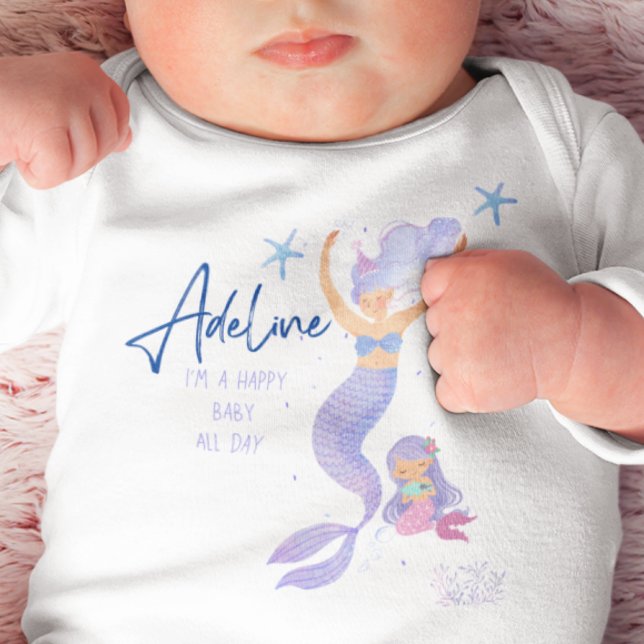 Little Mermaid Baby Bodysuit (Creator Uploaded)