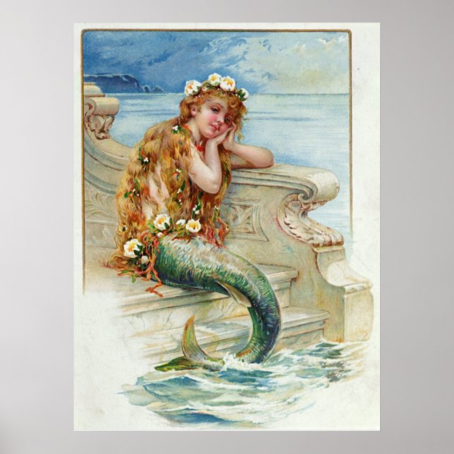 Little Mermaid, by Hans Christian Andersen  Poster (Front)