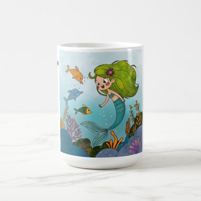 Little mermaid coffee mug (Center)