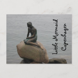 Little Mermaid Copenhagen Postcard
