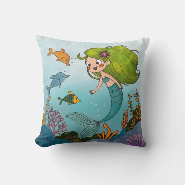 Little mermaid cushion (Front)
