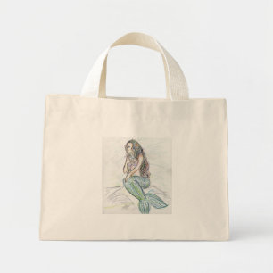 Little Mermaid Custom Art Personalised Tote Bag