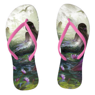 Little Mermaid Flip Flops