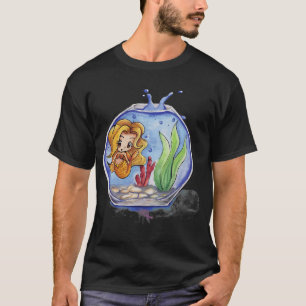 Little Mermaid in a fish tank