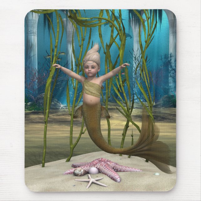 Little Mermaid Mouse Mat (Front)