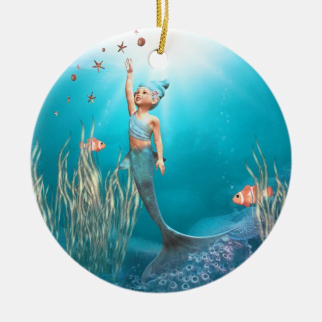 little Mermaid Ornament (Front)