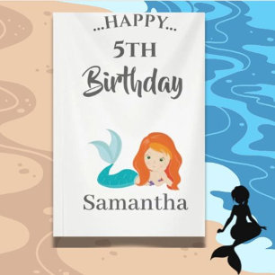 Little MERMAID PARTY theme Banner