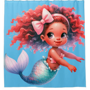 "Little Mermaid Princess" Shower Curtain