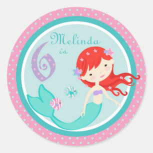 Little Mermaid Sticker Auburn 6