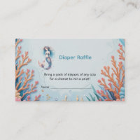 Little Mermaid UnderSea Baby Shower Diaper Raffle