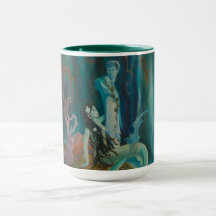 Little Mermaid Vintage Fairytale Coffee Mug