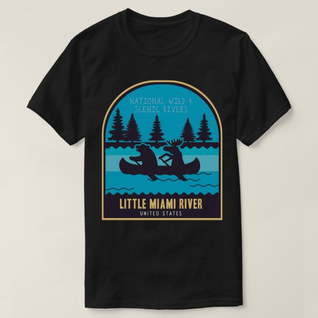 Little Miami river National Wild and Scenic River T-Shirt (Design Front)