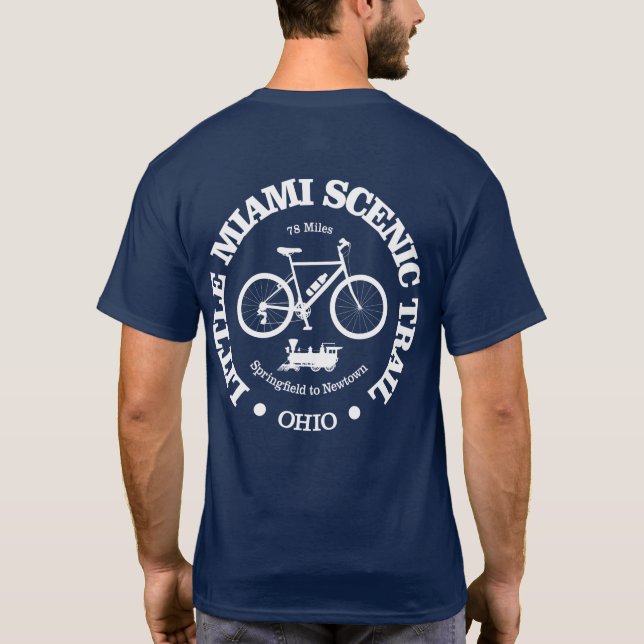 Little Miami Scenic Trail (cycling) T-Shirt (Back)