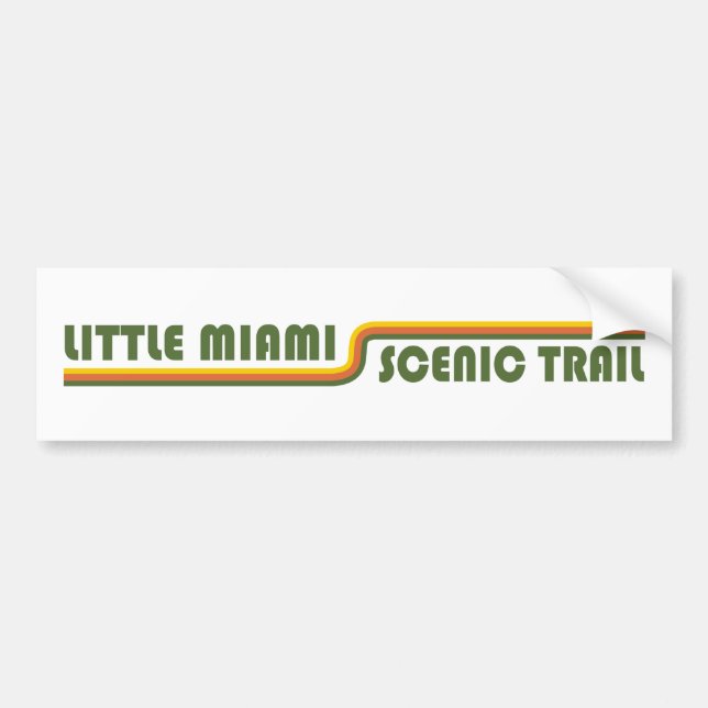 Little Miami Scenic Trail Ohio Bumper Sticker (Front)