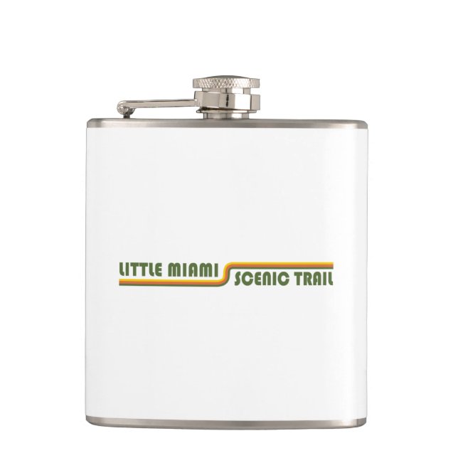 Little Miami Scenic Trail Ohio Hip Flask (Front)