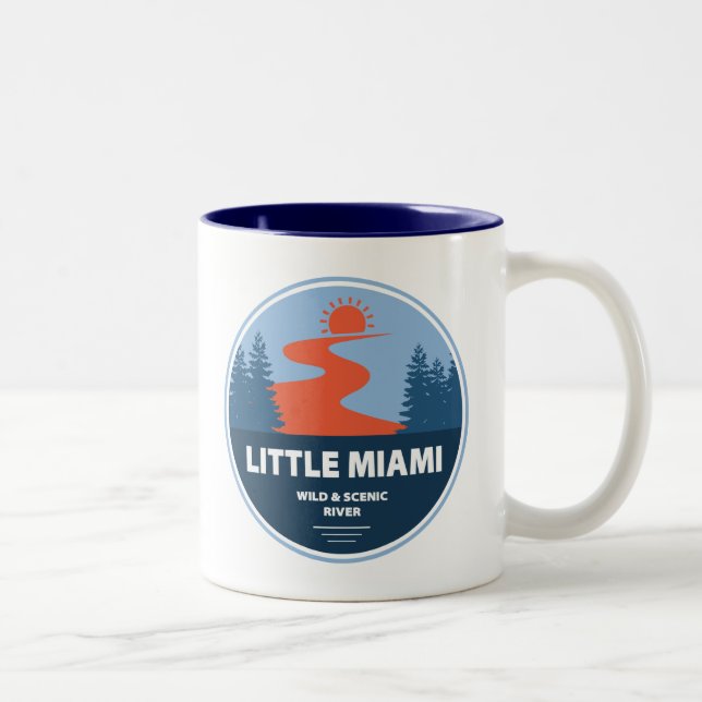 Little Miami Wild And Scenic River Two-Tone Coffee Mug (Right)