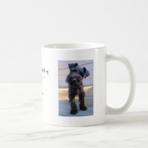Little Miniature Schnauzer Puppy Coffee Mug