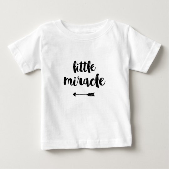 Little miracle typography kids T-shirt