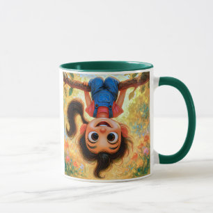 Little mischievous girl mug