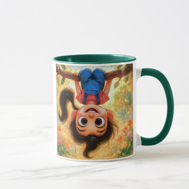 Little mischievous girl mug (Right)