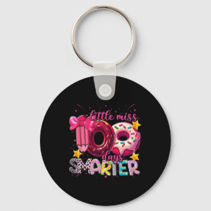 Little Miss 100 Days Smarter Doughnut Happy 100 Da Key Ring