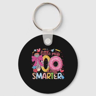 Little Miss 100 Days Smarter Doughnut Happy 100th Key Ring
