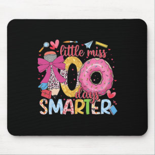 Little Miss 100 Days Smarter Doughnut Happy 100th Mouse Mat