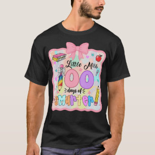 Little Miss 100 Days Smarter Girls Kids T-Shirt