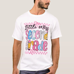 Little Miss 2nd Grade Back To School Girls Kid Coq T-Shirt