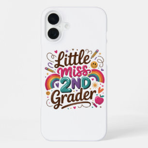 Little Miss 2nd Grade First Day of Second Grade iPhone 16 Plus Case