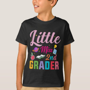 little miss 2nd Grade Grader girls 1st day back T-Shirt