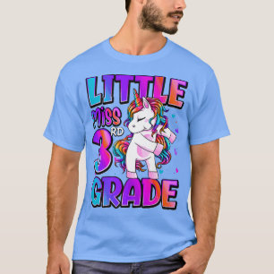 Little Miss 3rd Grade Unicorn Back To School 3rd G T-Shirt