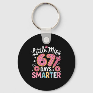 Little Miss 67 Days Smarter Kids Girls 67th Day Of Key Ring