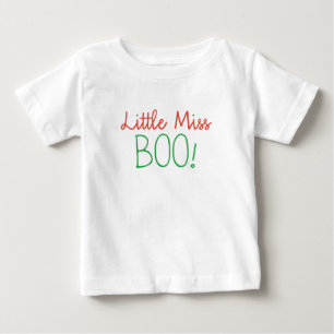 Little Miss Boo Cute Halloween Baby T-Shirt