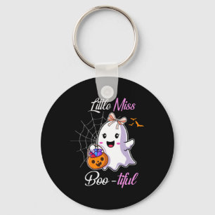 Little Miss Boo-tiful Funny Cute Halloween Costume Key Ring